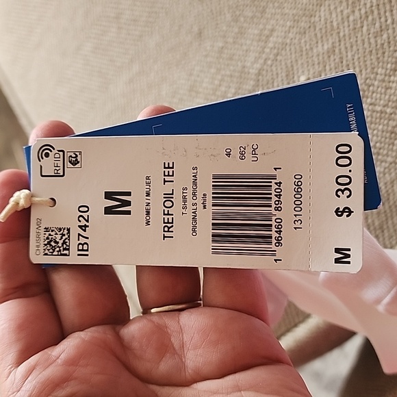 G2 - adidas Trefoil Tee Sz M - Picture 4 of 4